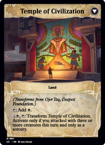 Ojer Taq, Deepest Foundation
