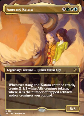 Aang and Katara
