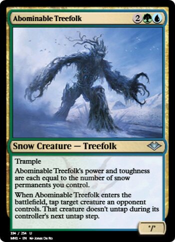 Abominable Treefolk