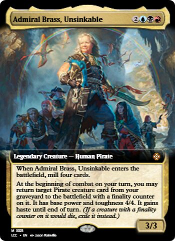 Admiral Brass, Unsinkable