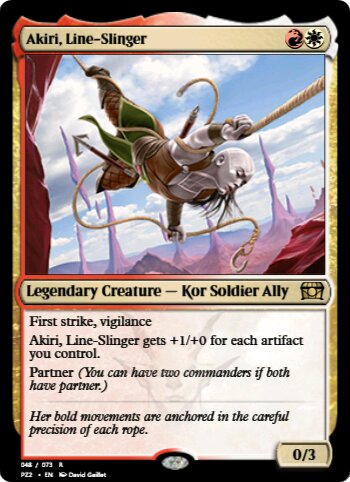 Akiri, Line-Slinger