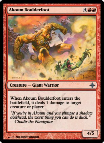 Akoum Boulderfoot