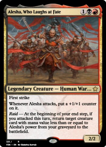 Alesha, Who Laughs at Fate