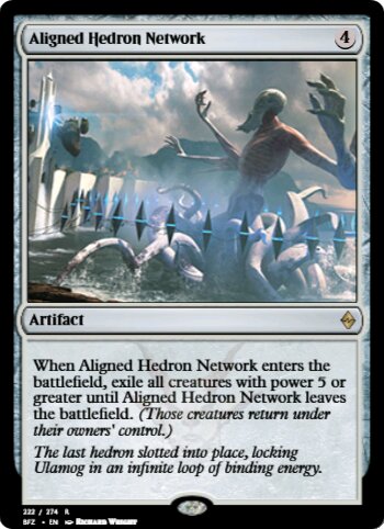 Aligned Hedron Network