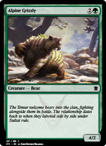 Alpine Grizzly