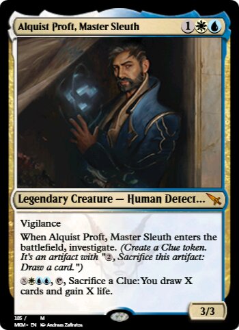 Alquist Proft, Master Sleuth