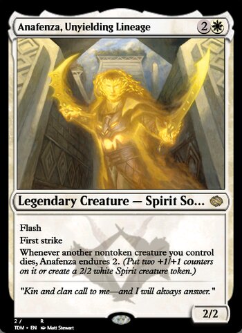 Anafenza, Unyielding Lineage