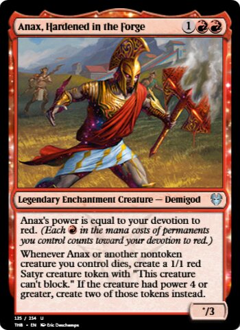 Anax, Hardened in the Forge