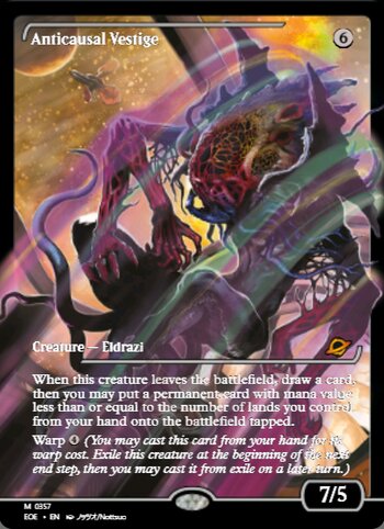 Anticausal Vestige