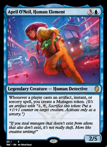 April O'Neil, Human Element