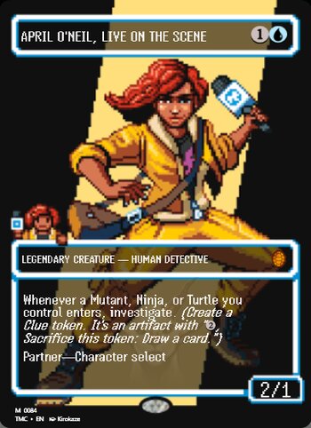 April O'Neil, Live on the Scene