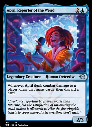 April, Reporter of the Weird