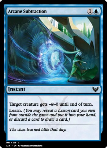 Arcane Subtraction
