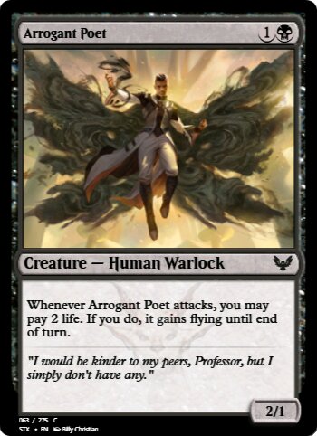 Arrogant Poet