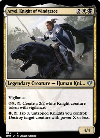 Aryel, Knight of Windgrace