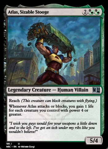 Atlas, Sizable Stooge