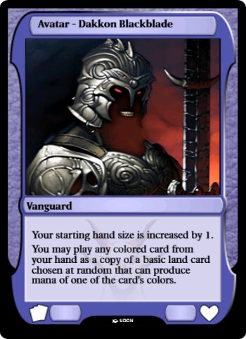 Avatar - Dakkon Blackblade