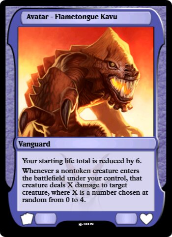 Avatar - Flametongue Kavu