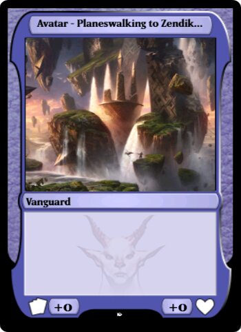 Avatar - Planeswalking to Zendikar