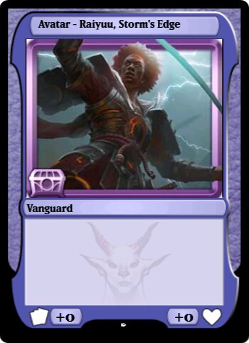 Avatar - Raiyuu, Storm's Edge