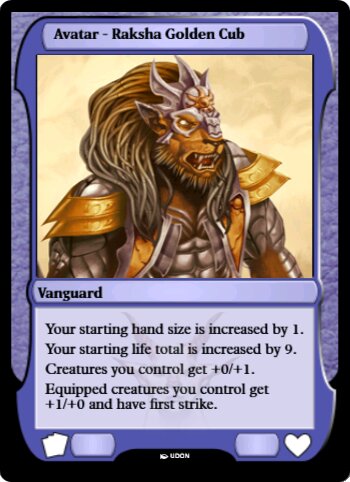 Avatar - Raksha Golden Cub