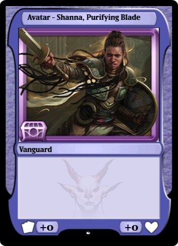 Avatar - Shanna, Purifying Blade