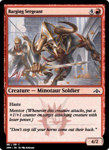 Barging Sergeant