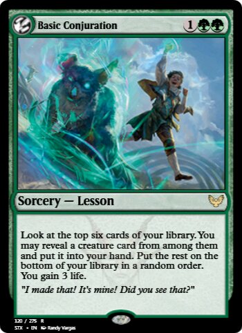 Basic Conjuration
