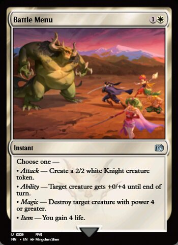 Battle Menu