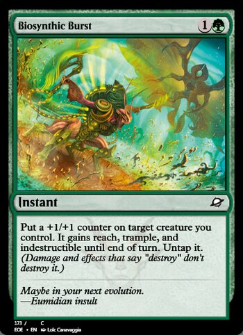 Biosynthic Burst
