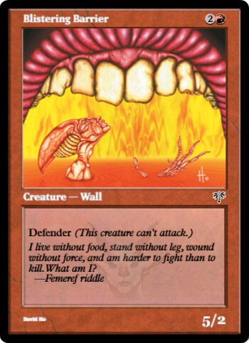 Blistering Barrier