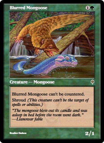Blurred Mongoose
