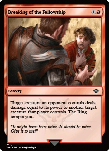 Breaking of the Fellowship