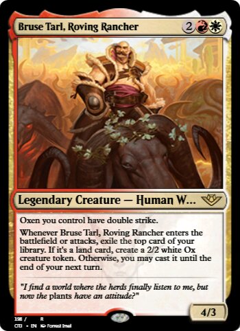 Bruse Tarl, Roving Rancher