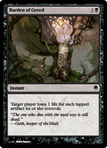 Burden of Greed