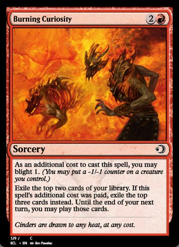 Burning Curiosity