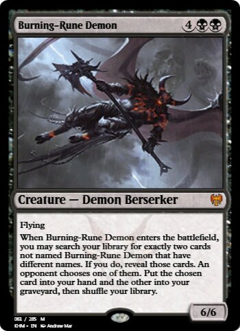 Burning-Rune Demon