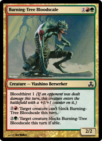 Burning-Tree Bloodscale
