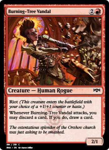 Burning-Tree Vandal
