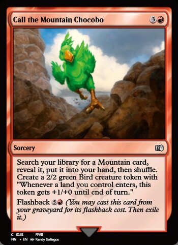 Call the Mountain Chocobo