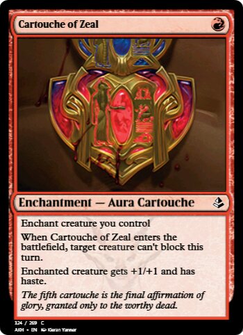 Cartouche of Zeal