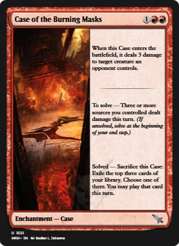 Case of the Burning Masks