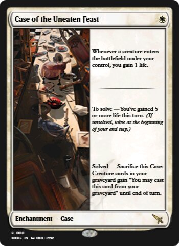 Case of the Uneaten Feast