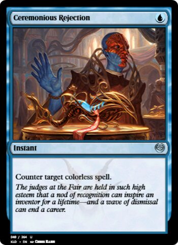 Ceremonious Rejection