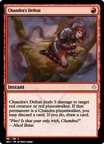 Chandra's Defeat