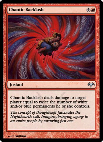 Chaotic Backlash