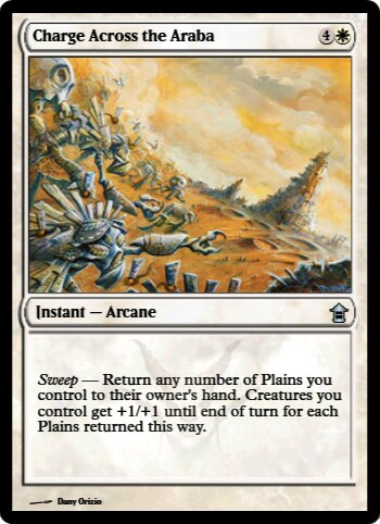 Charge Across the Araba