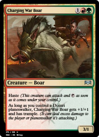 Charging War Boar