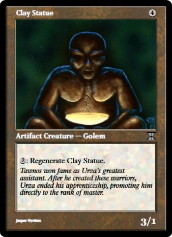 Clay Statue