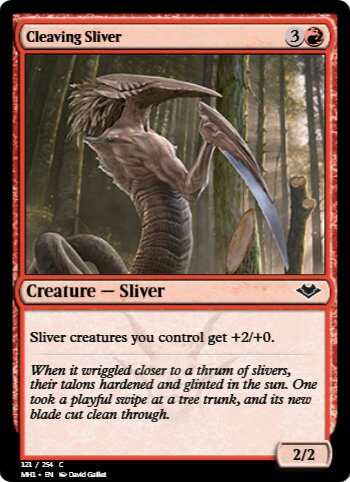 Cleaving Sliver